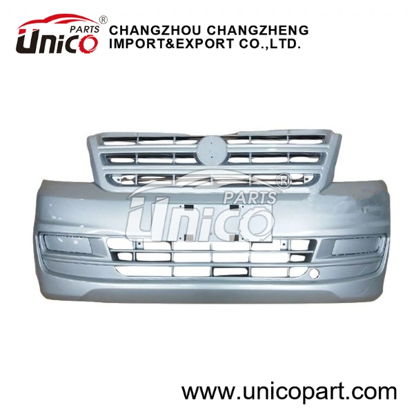 FRONT BUMPER WITH GRILLE SILVER